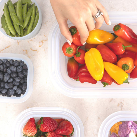 FridgeX Rectangular Storage Containers